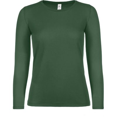 Camiseta clásica manga larga mujer Bottle Green S