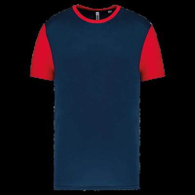 Camiseta bicolor infantil Sporty Navy / Sporty Red 6/8 Ans