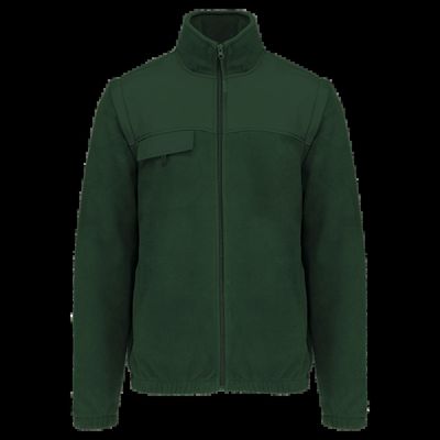 Cazadora de polar con mangas extraíbles Forest Green S