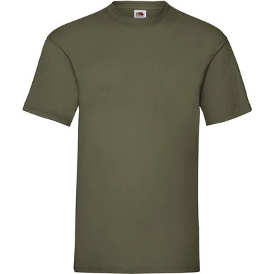 Camiseta hombre algodón cuello redondo Classic Olive L