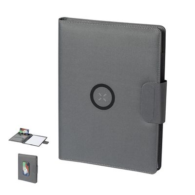 Carpeta RPET con Cargador Inalámbrico