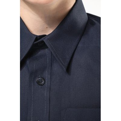 Camisa popelina manga corta infantil