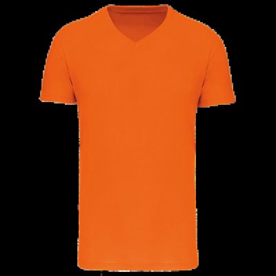 Camiseta algodón orgánico hombre Orange 3Xl