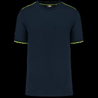 Camiseta ropa laboral Navy / Fluorescent Yellow 3Xl
