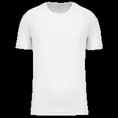 Camiseta de deporte hombre poliéster White S