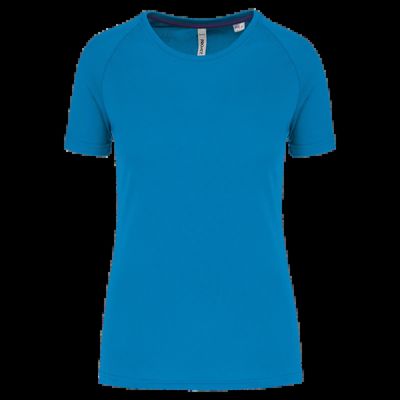 Camiseta deporte corte recto Aqua Blue Xxl