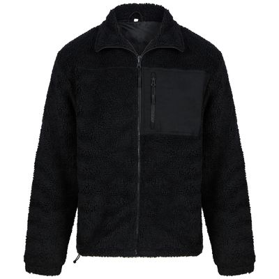Cazadora Polar de poliester reciclado Black Xl
