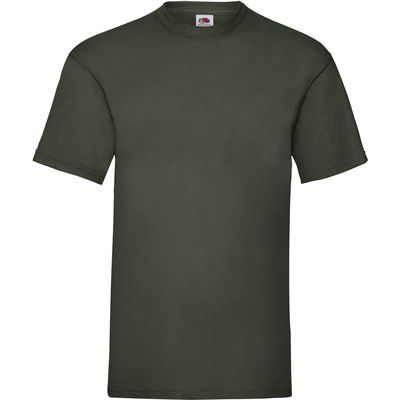 Camiseta hombre algodón cuello redondo Bottle Green M