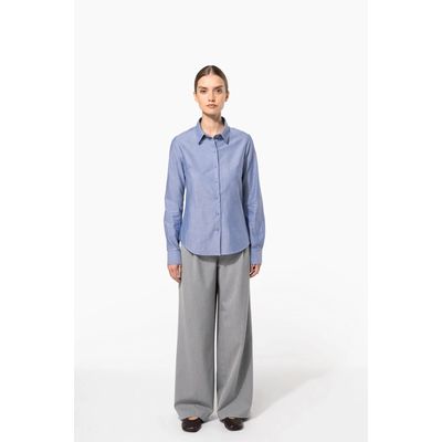 Camisa entallada mujer tejido de cuidado fácil