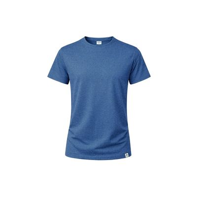 Camiseta Niño Algodón RPET Sostenible Azul 4-5