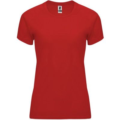 Camiseta Mujer Control Dry Entallada Rojo Xl