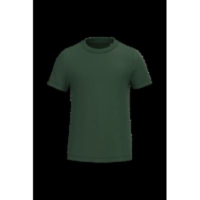 Camiseta Colores lisos 100% algodón Forest Green 2/4 Ans