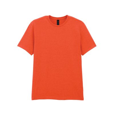Camiseta hombre algodón preencogido Orange L