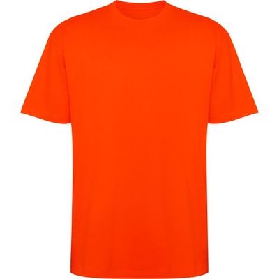 Camiseta oversize de manga corta Naranja Fuego 2Xl