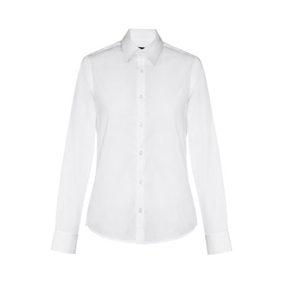 Camisa blanca de popelina mujer Blanco L