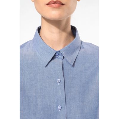 Camisa entallada mujer tejido de cuidado fácil