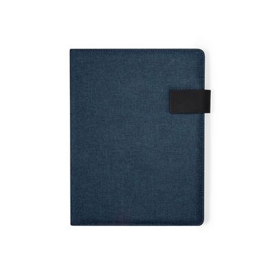 Carpeta RPET con solapa bloc soporte y bolsillos Mar