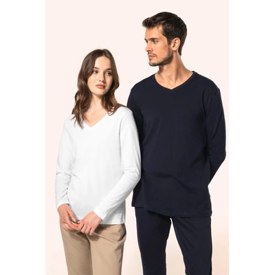 Camiseta manga larga algodón mujer