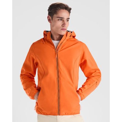Cazadora Softshell con capucha extraíble
