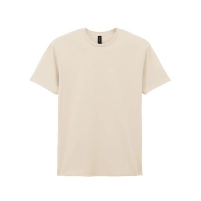 Camiseta hombre algodón preencogido Natural M