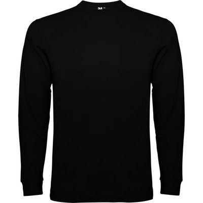 Camiseta manga larga niño Negro 3/4