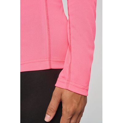 Camiseta de deporte manga larga poliéster