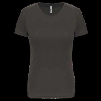 Camiseta de deporte mujer poliéster Dark Grey Xl