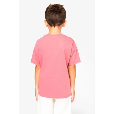 Camiseta infantil de algodón orgánico