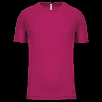 Camiseta de deporte hombre poliéster Fuchsia Xs