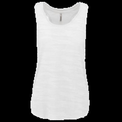 Camiseta tirantes holgada deporte mujer White Xl