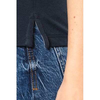 Camiseta de punto piqué mujer