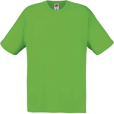 Camiseta algodón cuello redondo Lime M