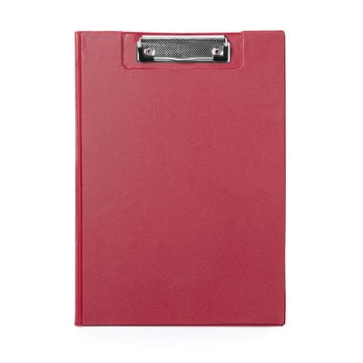 Carpeta con pinza sujeta papeles Roj