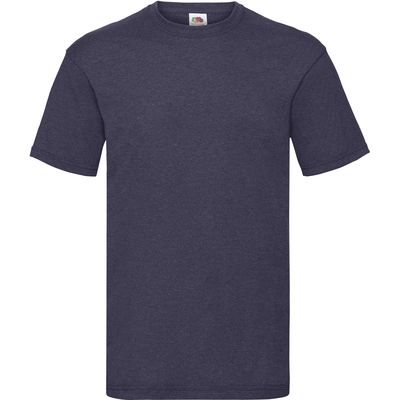 Camiseta hombre algodón cuello redondo Vintage Heather Navy 3Xl