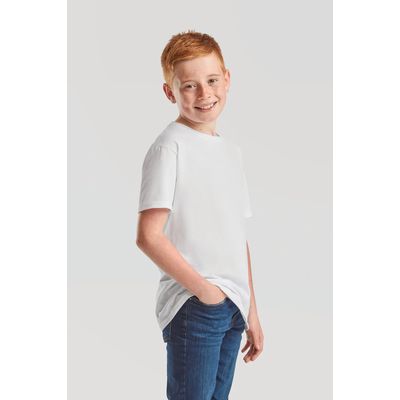 Camiseta infantil algodón corte básico