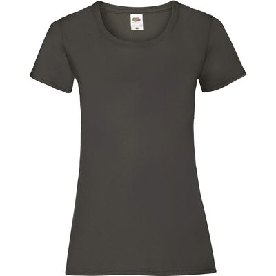 Camiseta entallada mujer 100% algodón Light Graphite M