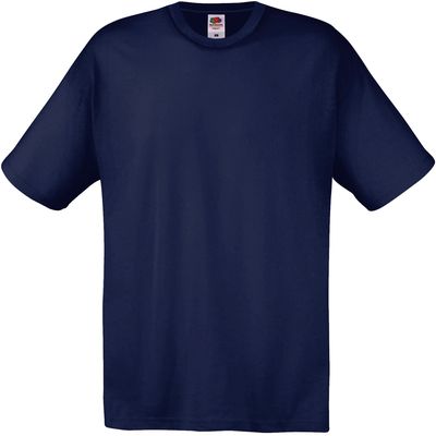 Camiseta niños algodón cuello redondo Deep Navy 14/15 Ans