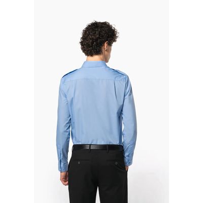 Camisa de piloto manga larga para hombre