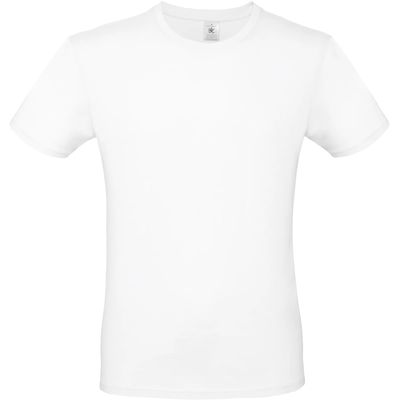Camiseta hombre 100% algodón preencogido White Xxl