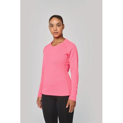 Camiseta de deporte manga larga poliéster