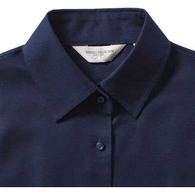 Camisa Oxford manga larga mujer