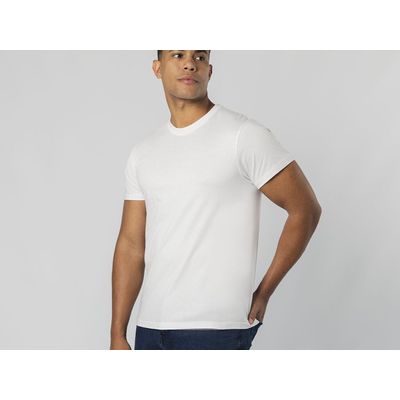 Camiseta blanca de algodón