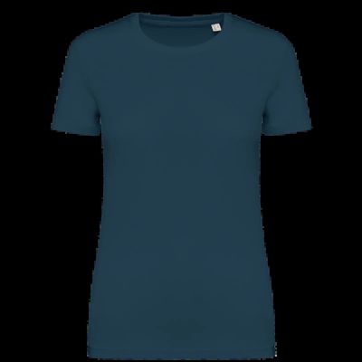 Camiseta chica algodón orgánico Peacock Blue Xxl