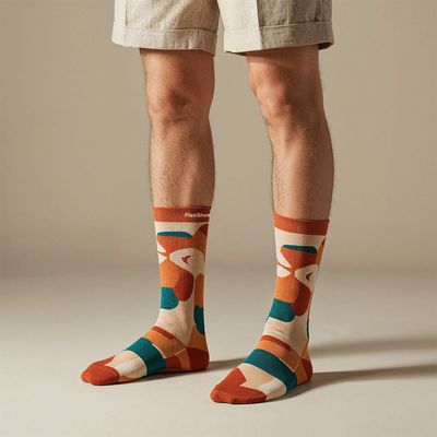 Calcetines personalizados de algodón jacquard