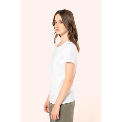 Camiseta de algodón de calidad para mujer