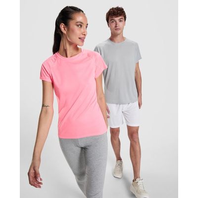 Camiseta técnica manga corta cuello redondo