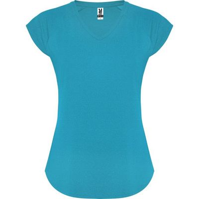 Camiseta Técnica Mujer Entallada Turquesa Vigore Xl