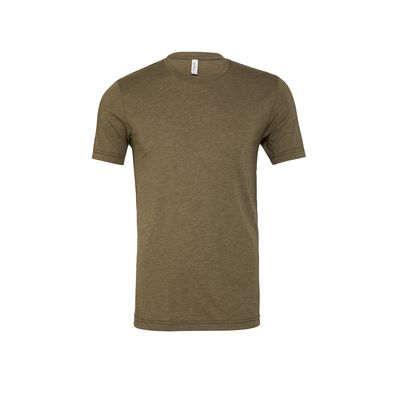 Camiseta cuello redondo manga corta Olive Triblend Xxl
