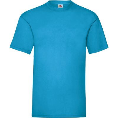 Camiseta hombre algodón cuello redondo Azur Blue 3Xl