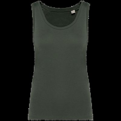 Camiseta de tirantes eco mujer Organic Khaki M